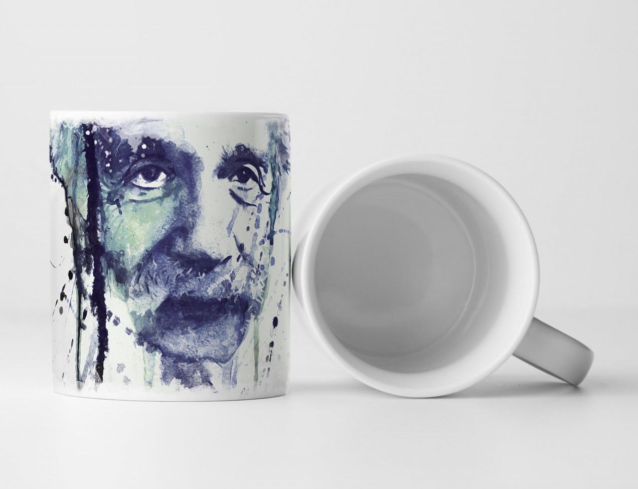 Albert Einstein Tasse als Geschenk,  Design Sinus Art