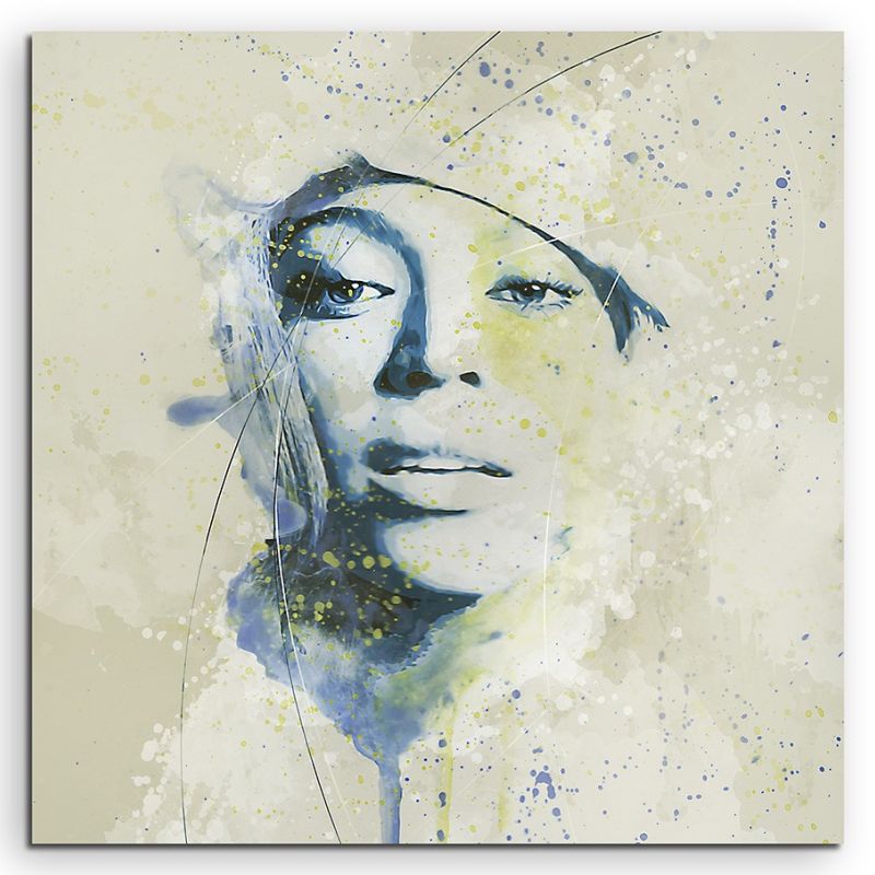 Beyonce I Aqua 60x60cm Aqua Art Wandbild