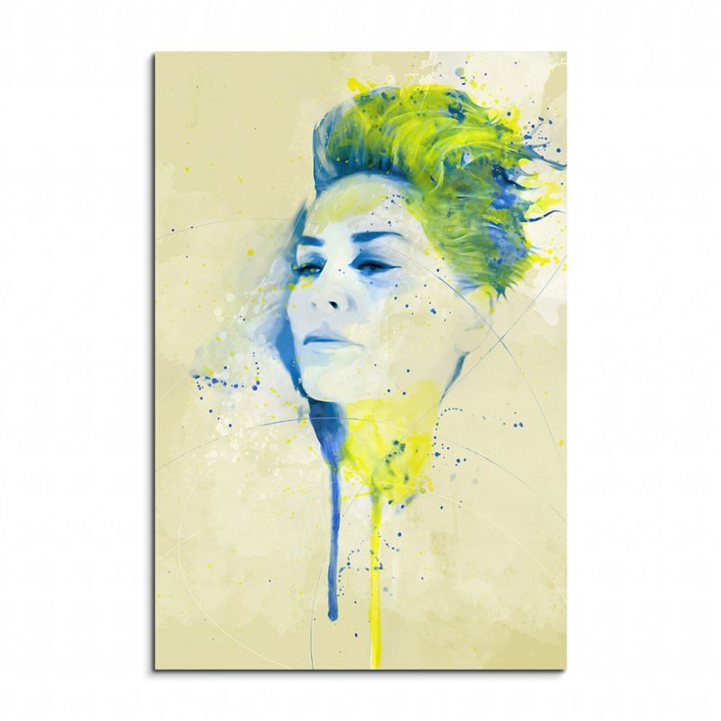 Sharon Stone V Aqua 90x60cm Wandbild Aquarell Art