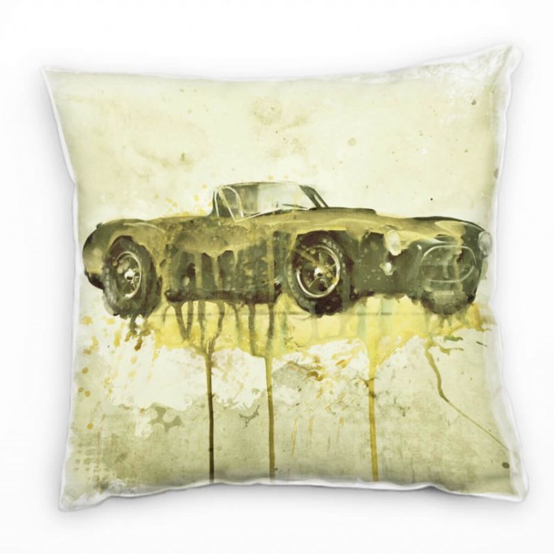 AC Cobra Deko Kissen Bezug 40x40cm für Couch Sofa Lounge Zierkissen