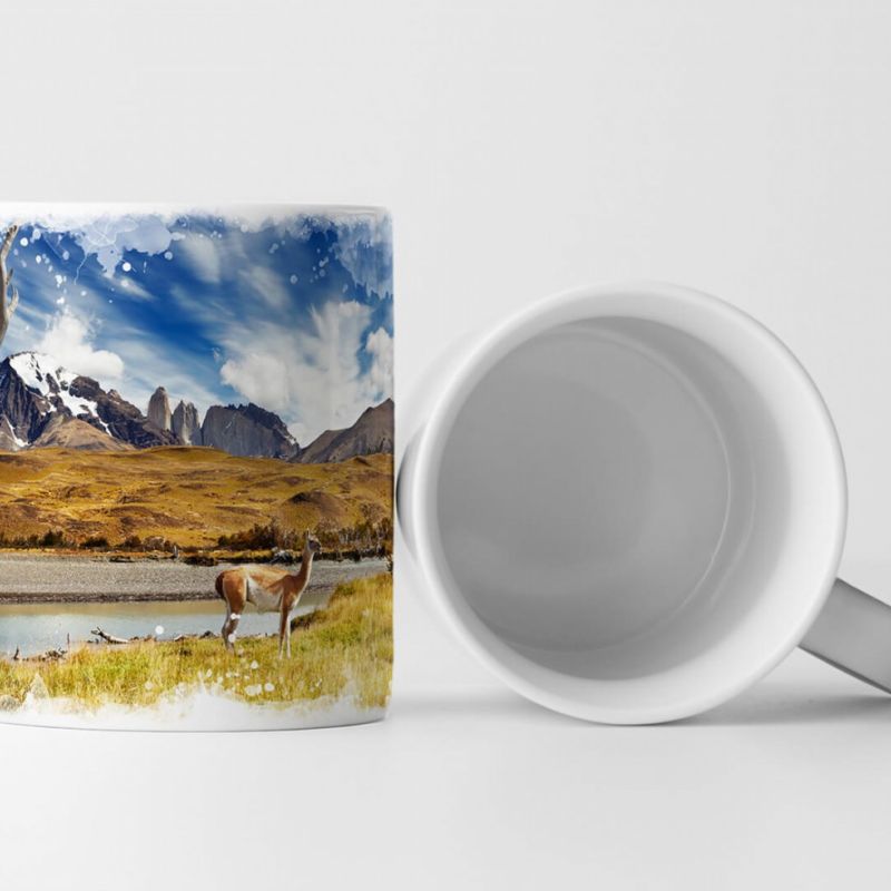 Tasse Geschenk Landschaftsfotografie – Torres del Paine Nationalpark Patagonien Chile