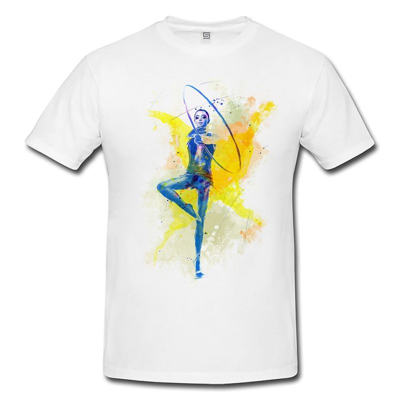 Turnen V  Herren und Damen T-Shirt Sport Motiv aus Paul Sinus Aquarell