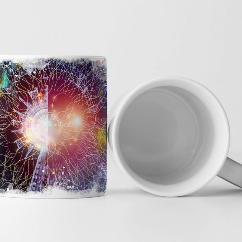 Tasse Geschenk Bild – Geometrie des Universums