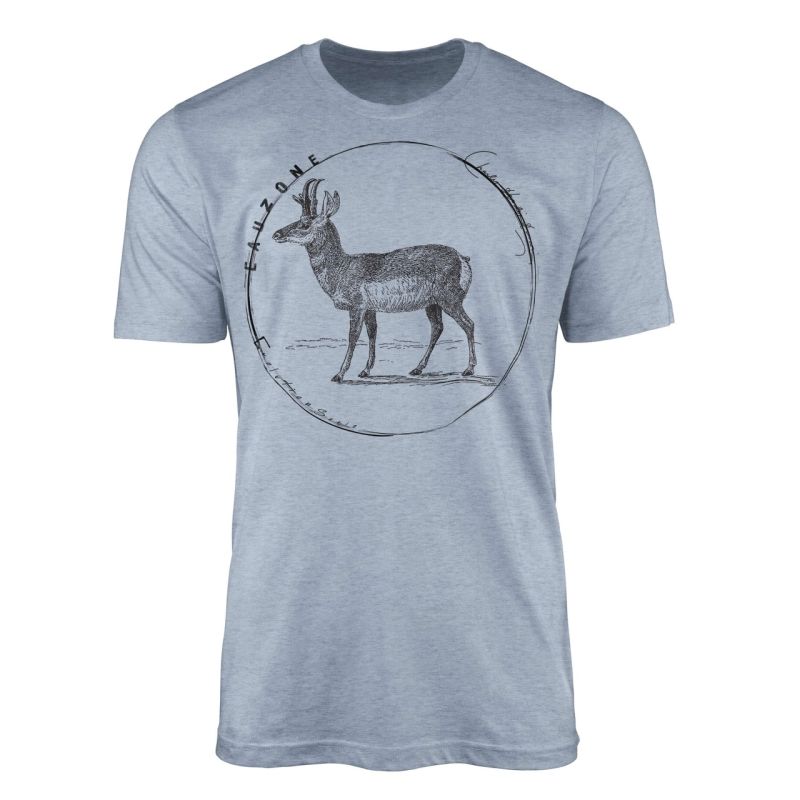 Evolution Herren T-Shirt Gabelbock