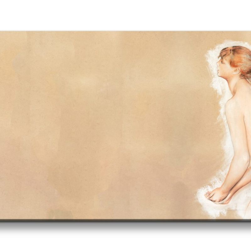 Remaster 120x60cm Pierre-Auguste Renoir weltberühmtes Wandbild Impressionismus Splashing Figure