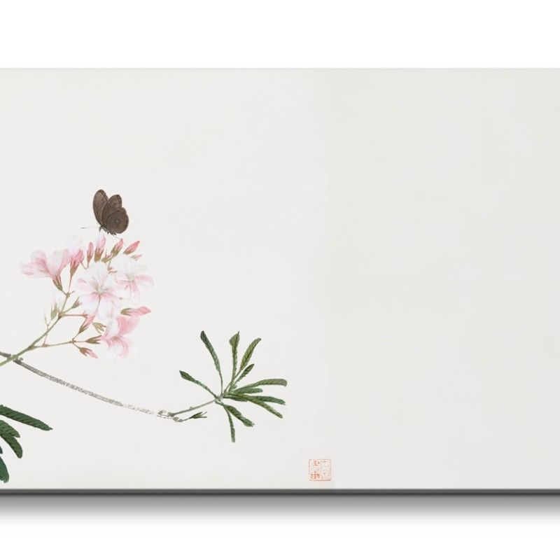 Remaster 120x60cm Traditionelle japanische Kunst Zeitlos Beruhigend Harmonie Blume Frühling Schmette