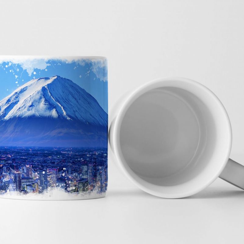 Tasse Geschenk Landschaftsfotografie – Fuji Yokohama Japan