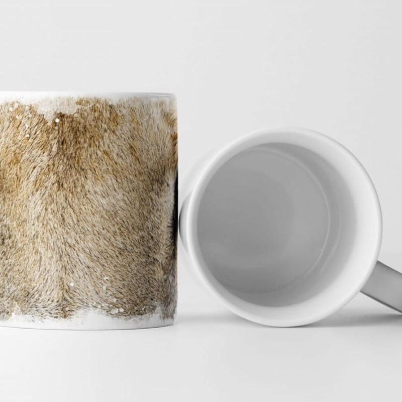 Tasse Geschenk Tierfotografie – Augen eines Löwen