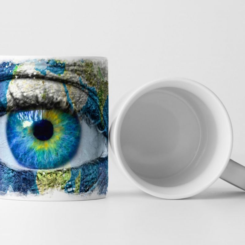 Tasse Geschenk Künstlerische Fotografie – Das Gesicht der Erde