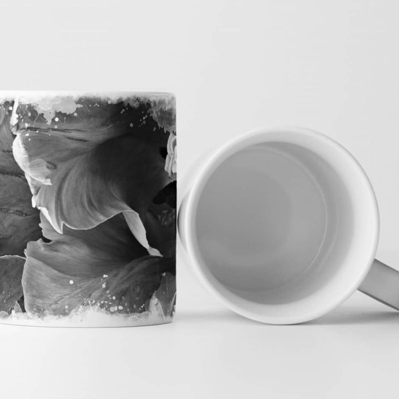 Tasse Geschenk Künstlerische Fotografie – Tulpe auf Holz