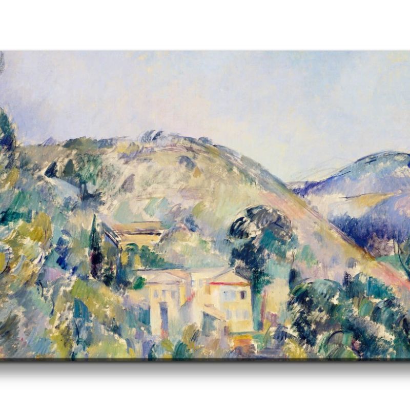 Remaster 120x60cm Paul Cézanne weltberühmtes Wandbild View of the Domaine Saint-Joseph