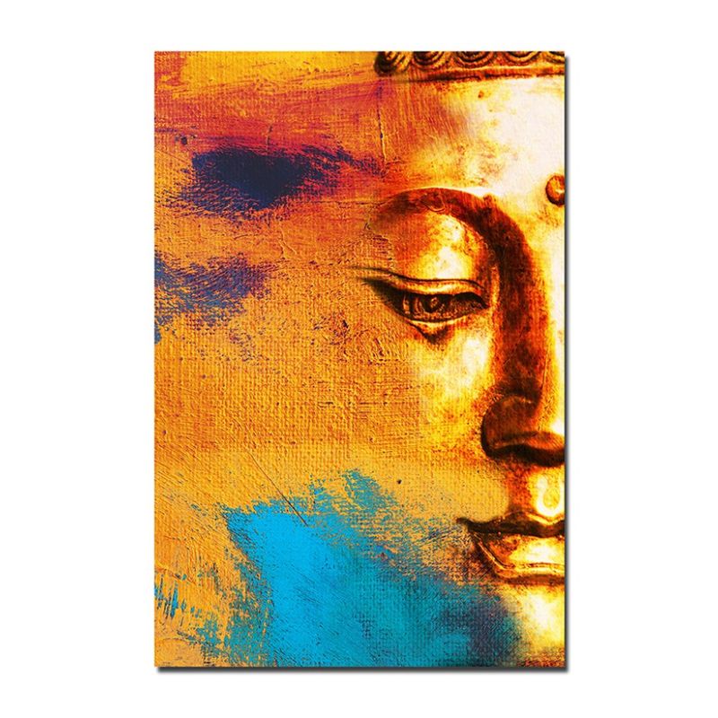 120x80cm Gesicht Buddhist abstrakt