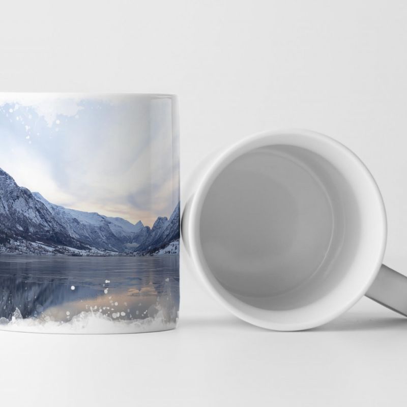 Tasse Geschenk Norwegische Landschaft – Fjorde