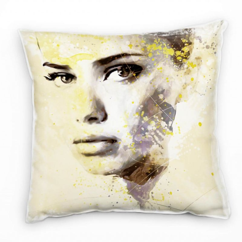 Adriana Lima V Deko Kissen Bezug 40x40cm für Couch Sofa Lounge Zierkissen