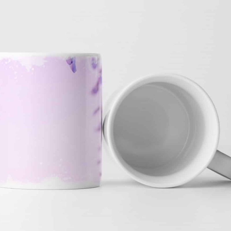 Tasse Geschenk  Frühlingsblumen – Nahaufnahme