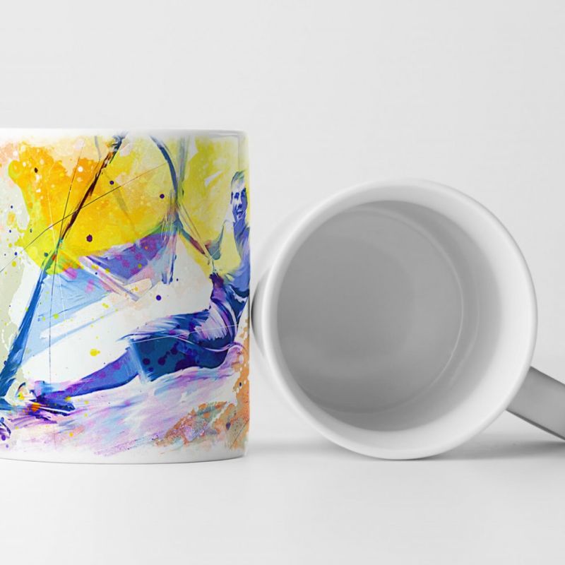 Windsurfer II Tasse als Geschenk,  Design Sinus Art