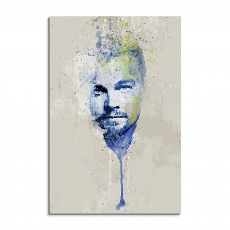 Leonardo DiCaprio I Aqua 90x60cm Wandbild Aquarell Art