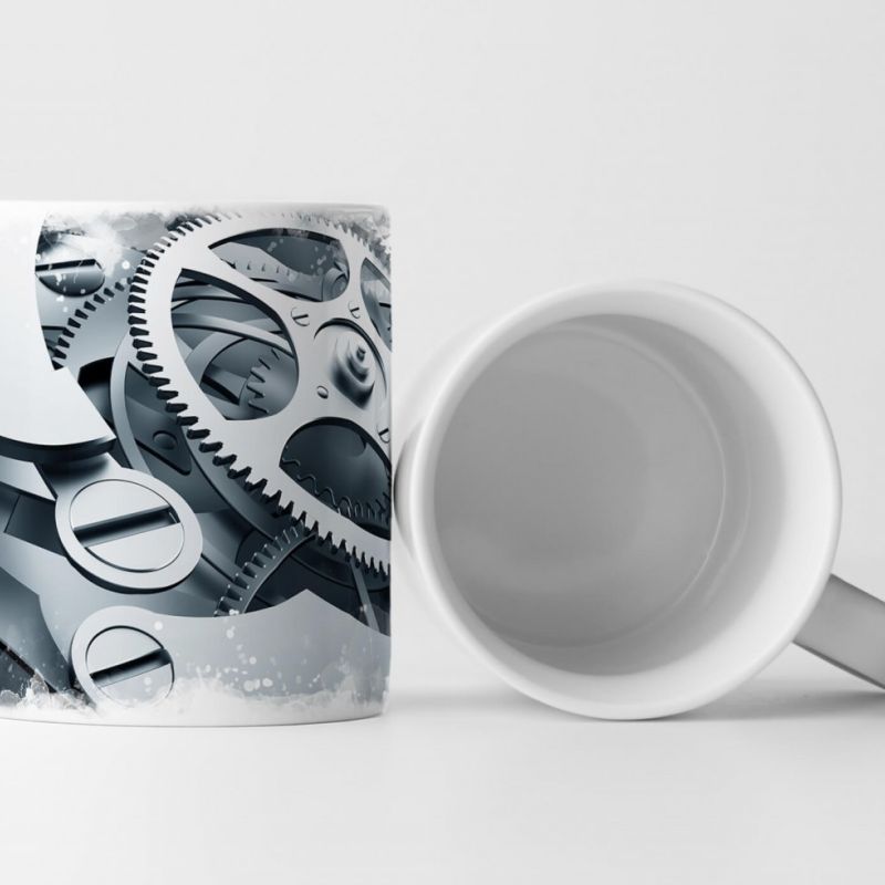 Tasse Geschenk  Fotografie Industrie – Zahnräder