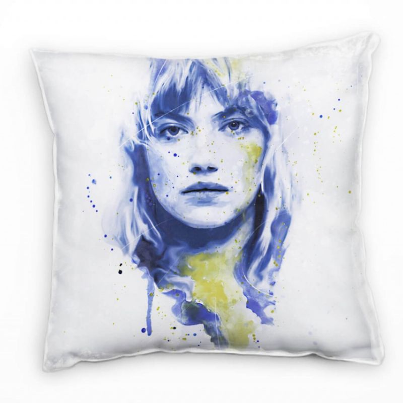 Imogen Poots I Deko Kissen Bezug 40x40cm für Couch Sofa Lounge Zierkissen