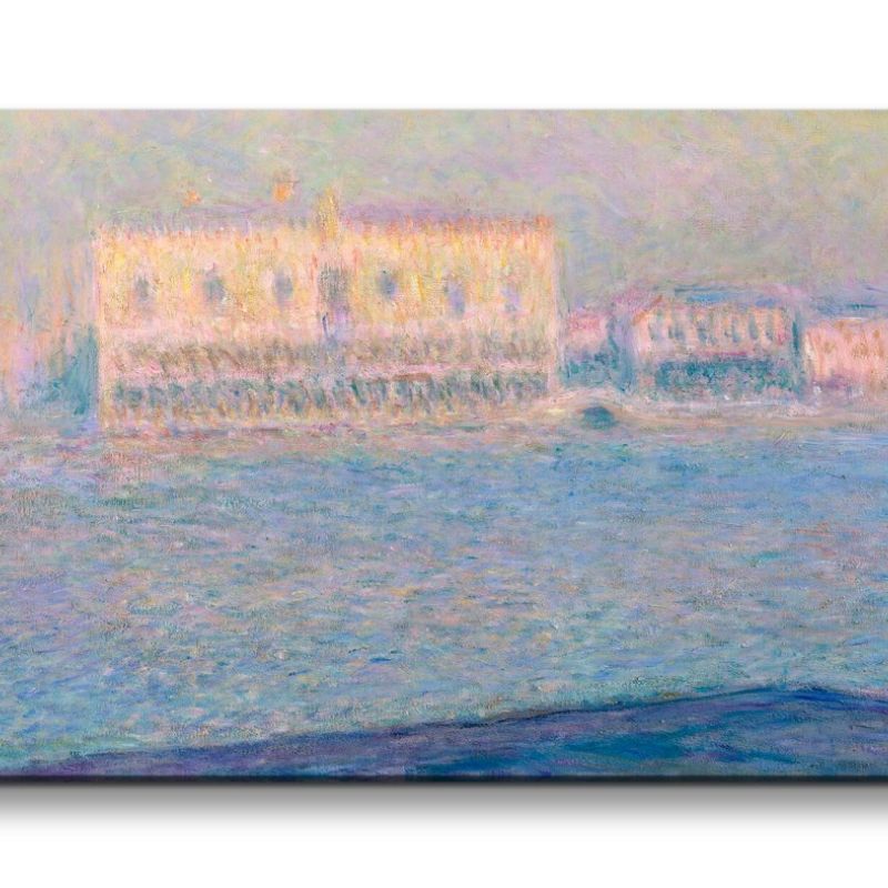 Remaster 120x60cm Claude Monet Impressionismus weltberühmtes Wandbild The Doge’s Palace