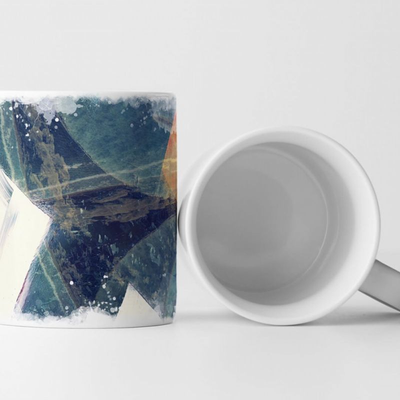 Tasse Geschenk stilvoll moderne Kaffeetasse türkis