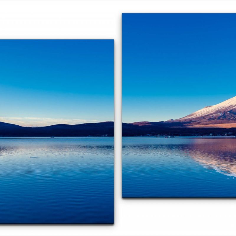 Spiegelung im Wasser Wandbild in verschiedenen Größen