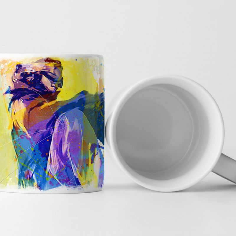 Snowboarding I Tasse als Geschenk,  Design Sinus Art