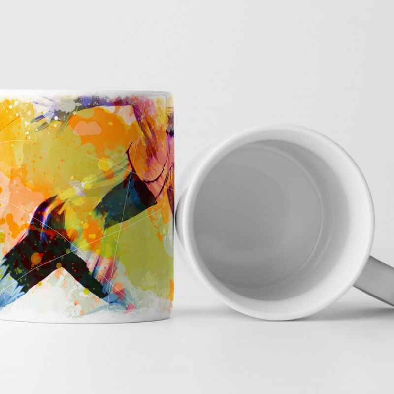 Running VI Tasse als Geschenk,  Design Sinus Art