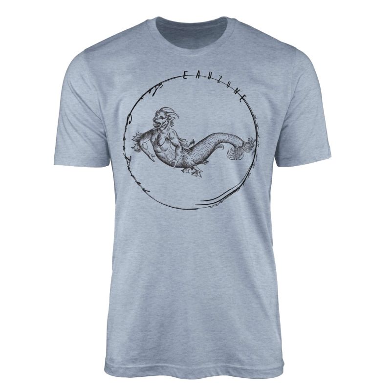 T-Shirt Tiefsee Fische – Serie: Sea Creatures , feine Struktur und sportlicher Schnitt / Sea 078