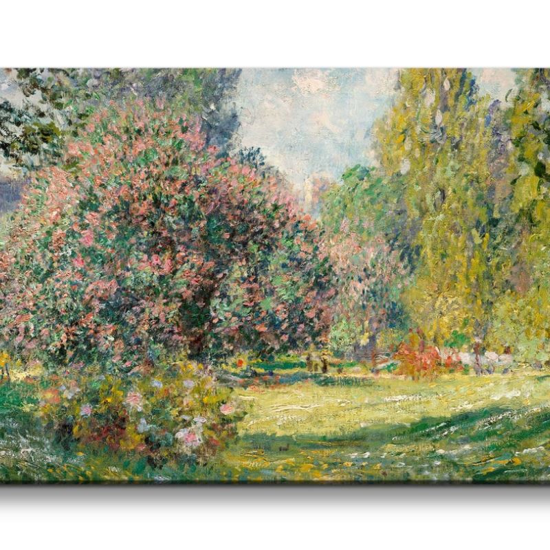 Remaster 120x60cm Claude Monet Impressionismus weltberühmtes Wandbild The Parc Monceau