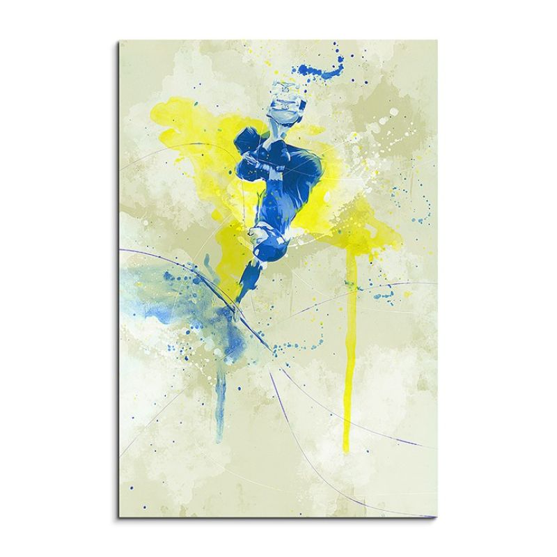 Skateboarding III 90x60cm SPORTBILDER Paul Sinus Art Splash Art Wandbild Aquarell Art