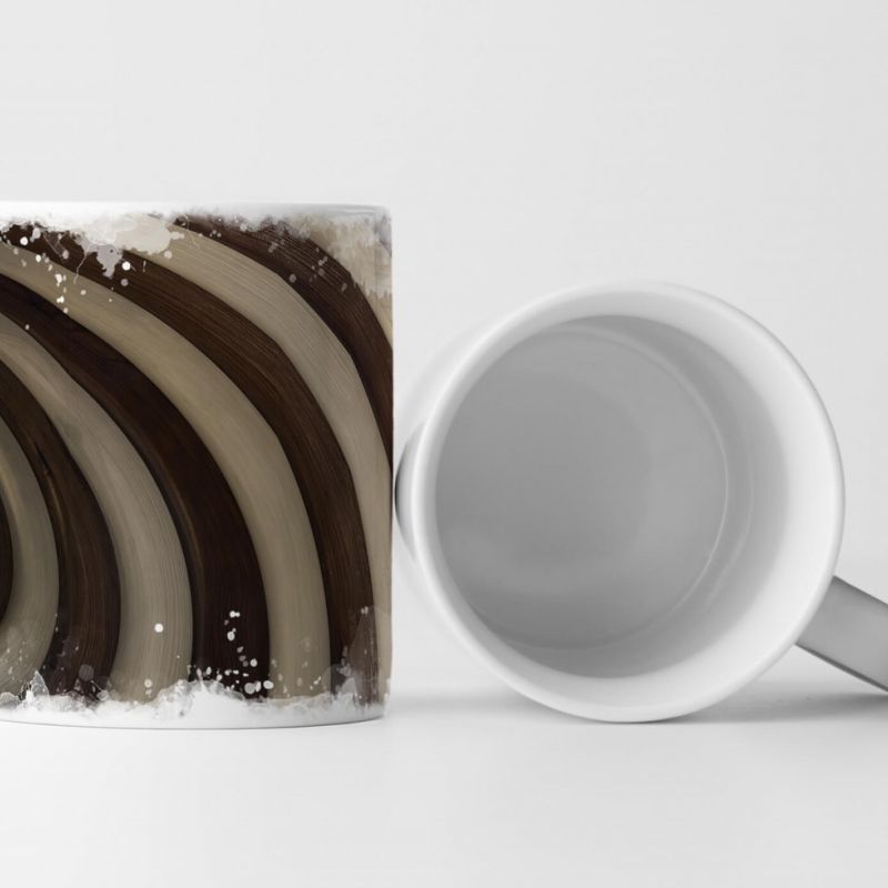 Tasse Geschenk Food-Fotografie – Schoko Vanille Strudel