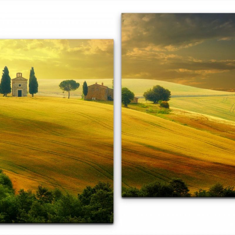 Landschaft in der Toscana Wandbild in verschiedenen Größen