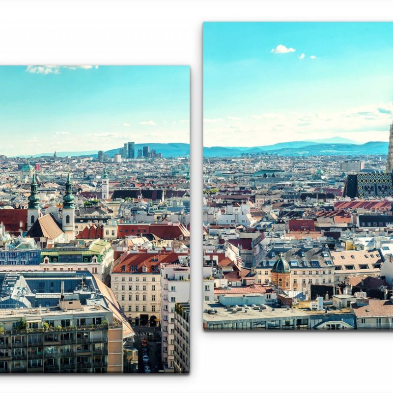 Panorama blick Österreich Wandbild in verschiedenen Größen