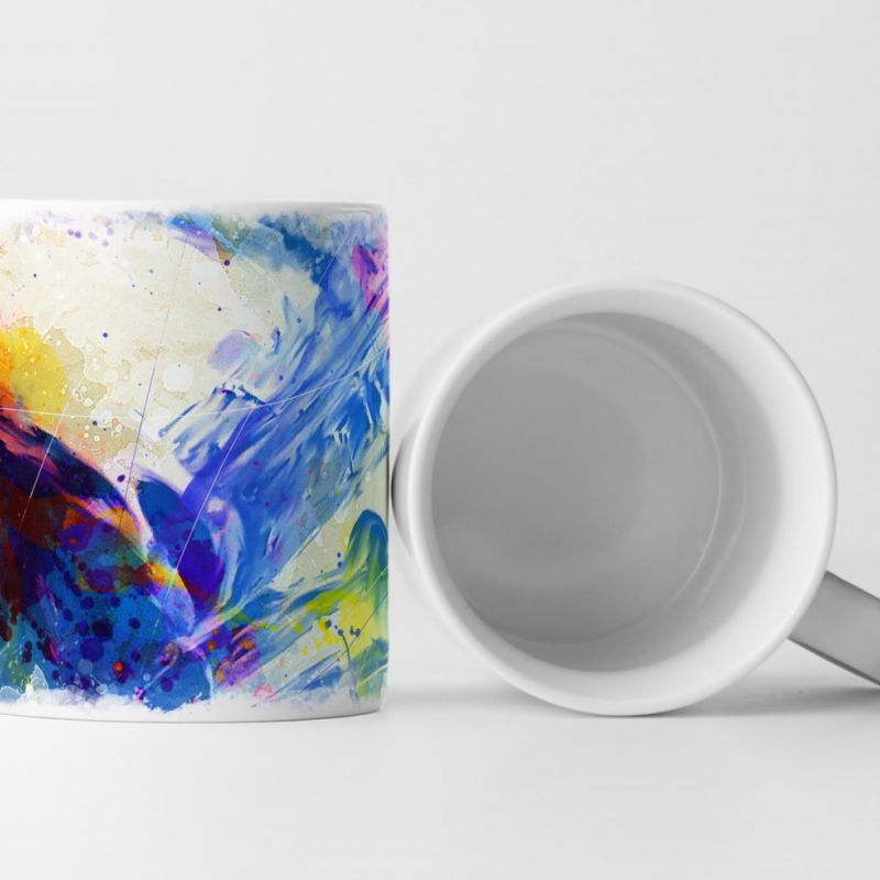 Saxophon Spieler I Tasse als Geschenk,  Design Sinus Art