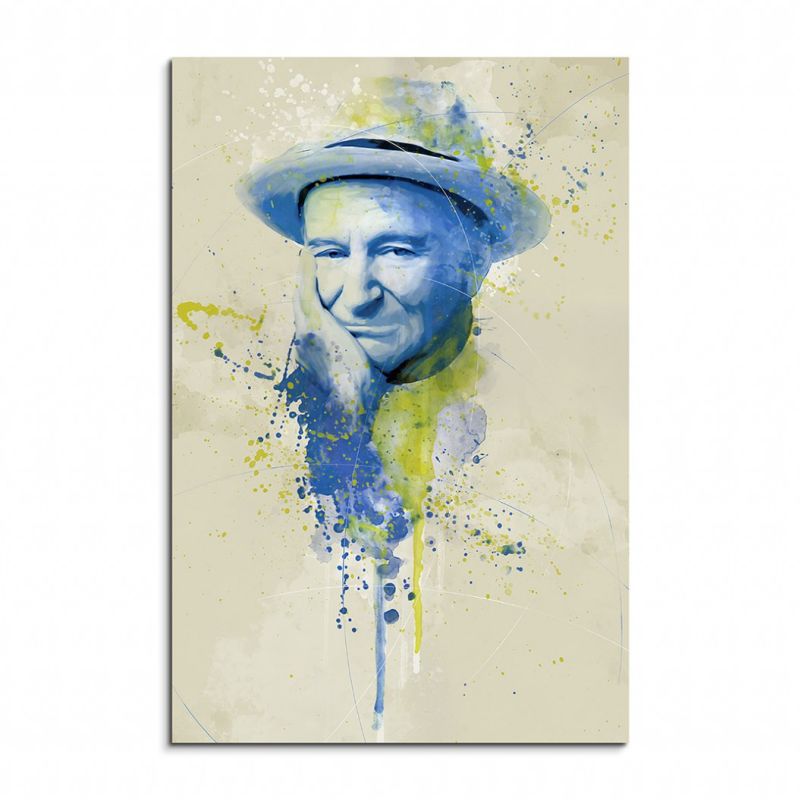 Robin Williams I Aqua 90x60cm Wandbild Aquarell Art