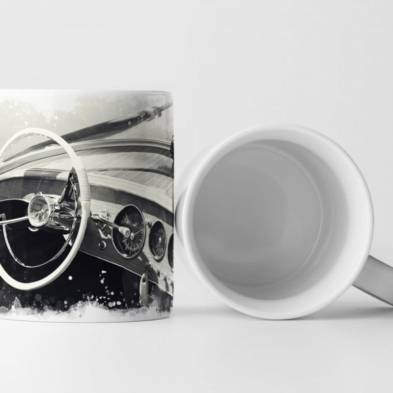 Tasse Geschenk Künstlerische Fotografie – Vintage Luxusboot