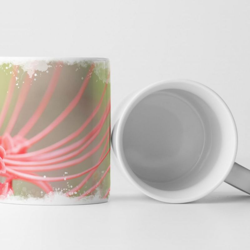 Tasse Geschenk Naturfotografie – Amaryllisblüte in rose