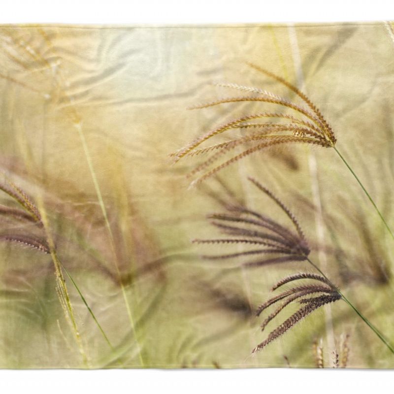 Handtuch Strandhandtuch Saunatuch Kuscheldecke  mit Fotomotiv Sommer Pflanzen Na