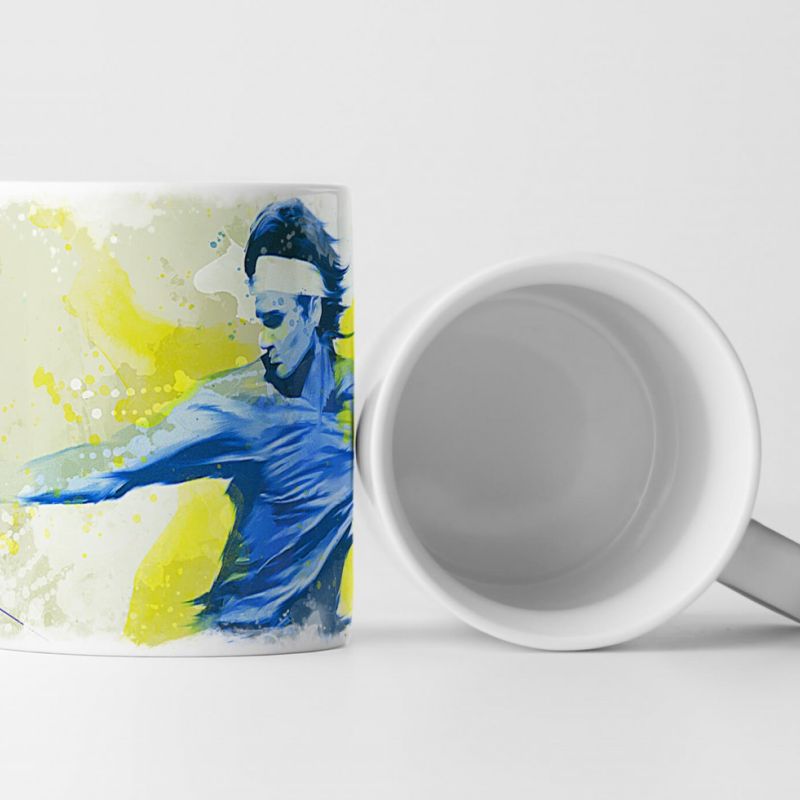 Tennis IV Tasse als Geschenk,  Design Sinus Art