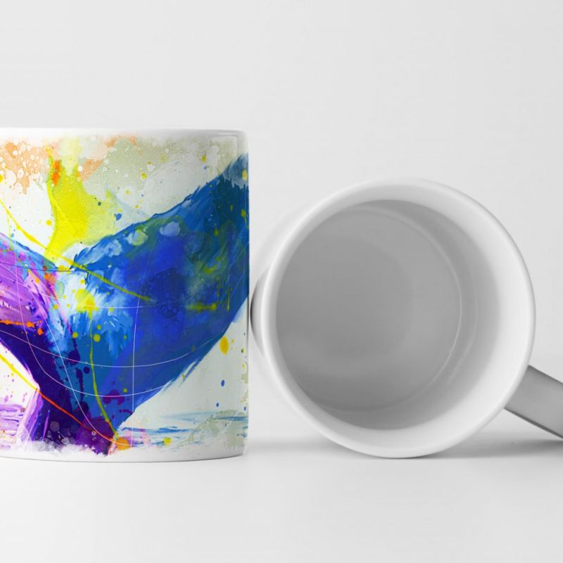 Wal Tasse als Geschenk,  Design Sinus Art