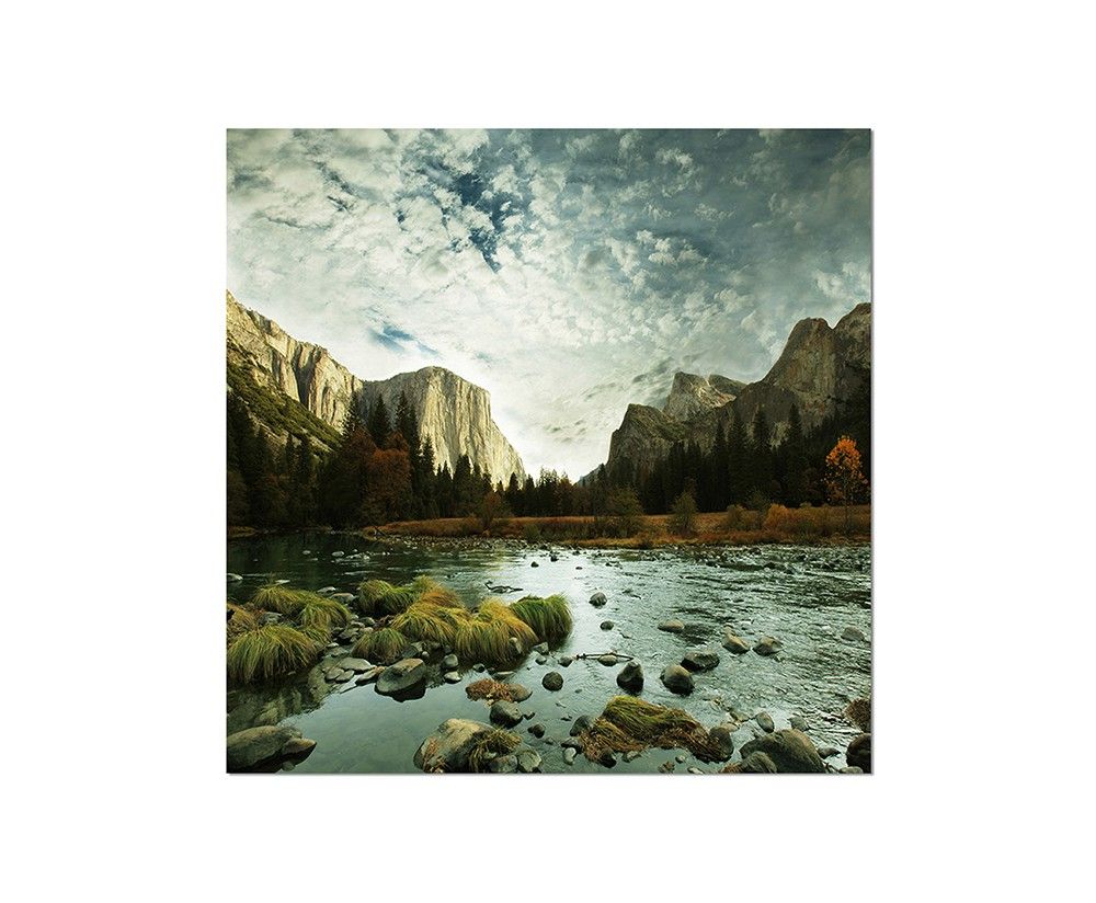 80x80cm Yosemite Nationalpark Felsen Natur