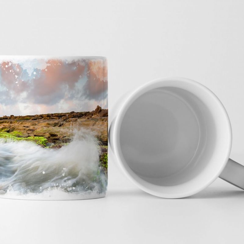 Tasse Geschenk Landschaftsfotografie – Küste bei Sonnenaufgang Florida USA