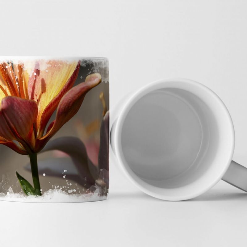 Tasse Geschenk Naturfotografie – Mehrere aufblühende Knospen