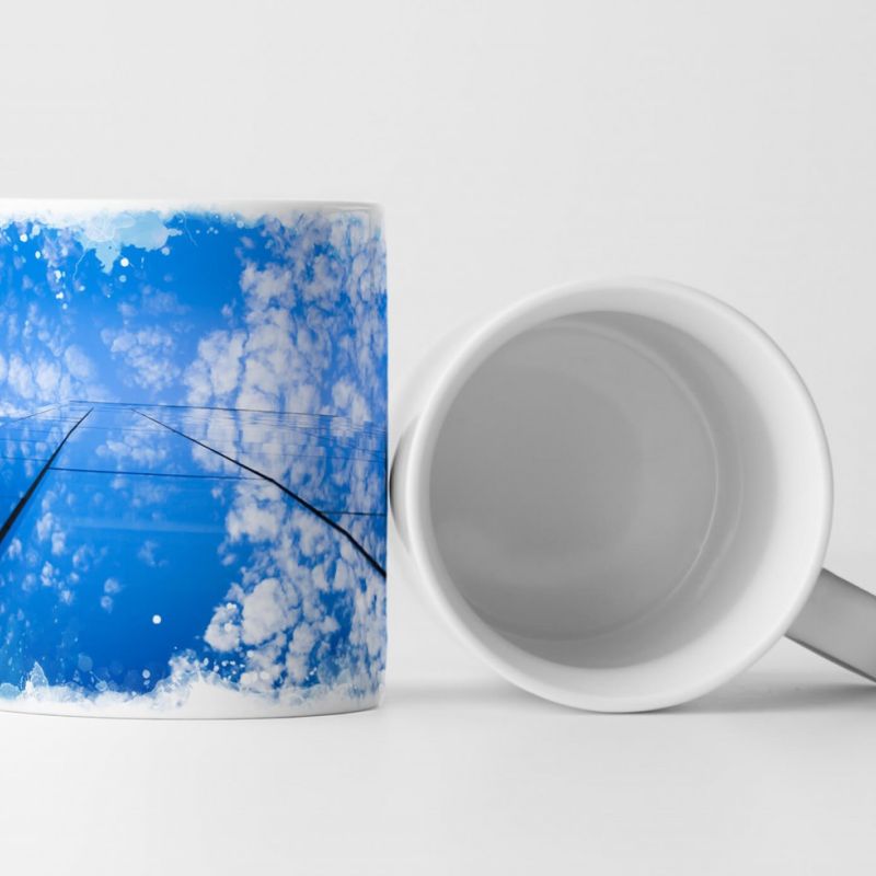 Tasse Geschenk moderne Fotografie – Glasfront eines Hochhauses