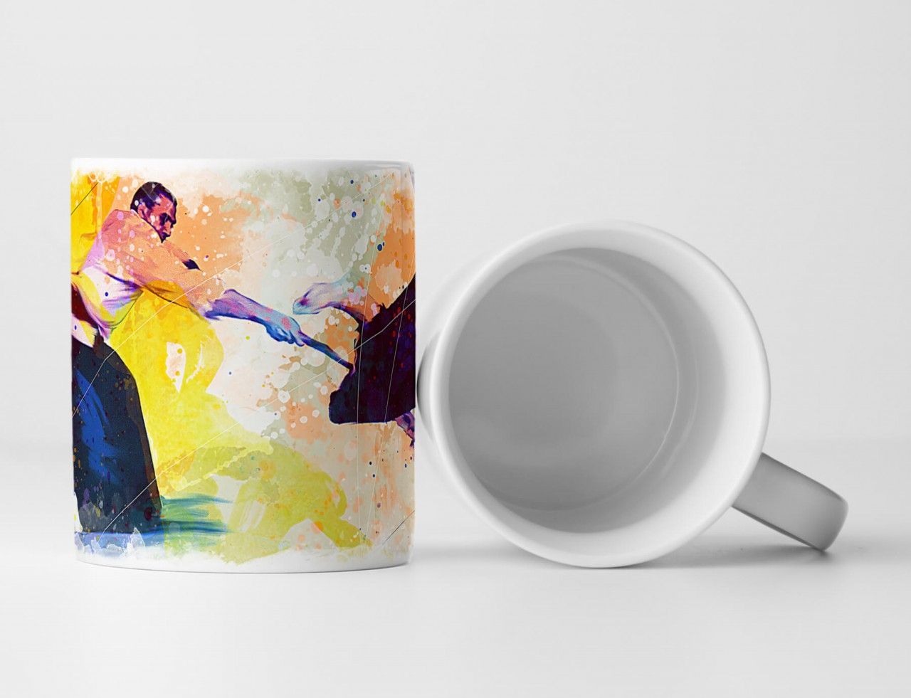 Aikido I Tasse als Geschenk,  Design Sinus Art