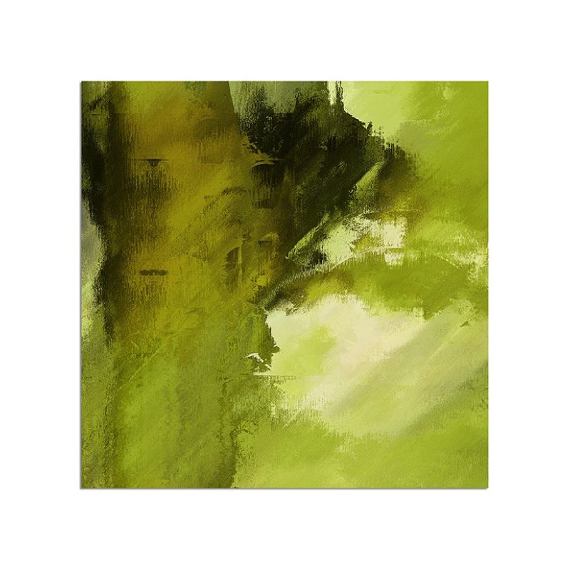 80x80cm Gemälde grün abstrakt