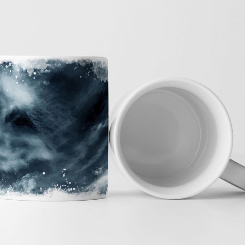 Tasse Geschenk Landschaftsfotografie – Dunkler Wolkenhimmel vor dem Sturm