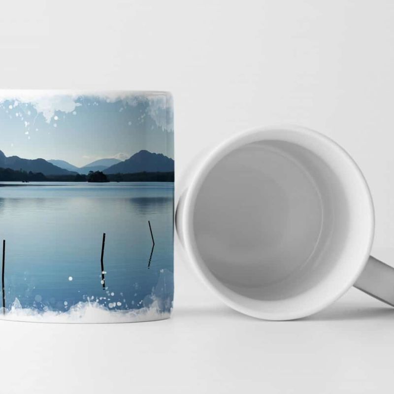 Tasse Geschenk Landschaftsfotografie – Stiller Bergsee