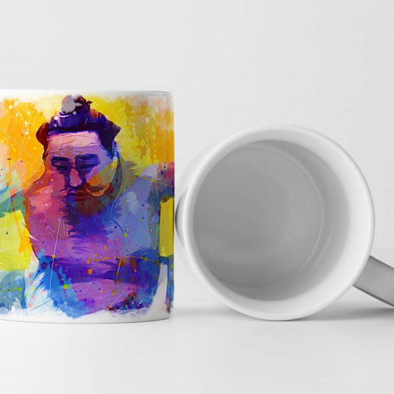 Sumo Tasse als Geschenk,  Design Sinus Art